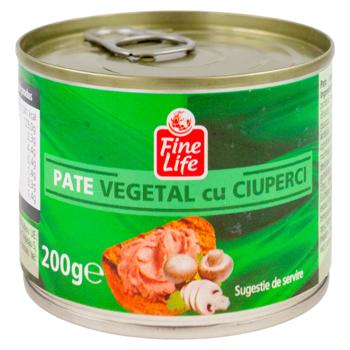 Pate Fine Life vegetal cu ciuperci 200g - cumpărați, prețuri pentru METRO - foto 1