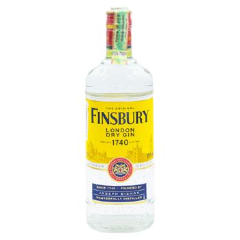 Джин Finsbury London Dry 37.5% 0.7л - купить, цены на BONUS - фото 1