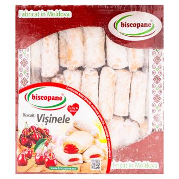 Печенье Biscopane Вишня 800г - купить, цены на BONUS - фото 1