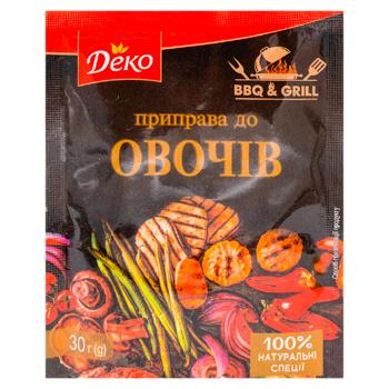 Condimente pentru legume Deko BBQ&Grill 30g - cumpărați, prețuri pentru BONUS - foto 1