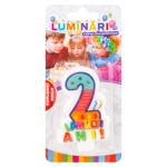 Свеча цифра "2 La multi ani"