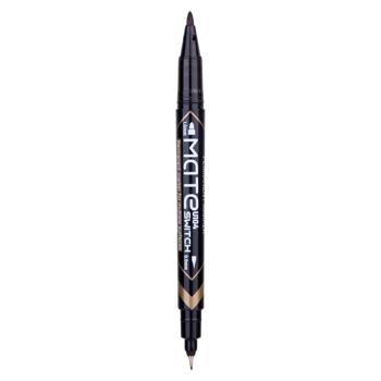 Marker permanent Deli Mate dublu 1.0/0.5mm negru - cumpărați, prețuri pentru BONUS - foto 1