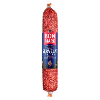 Колбаса Bonmark Servelat Extra сырокопченая - купить, цены на BONUS - фото 1