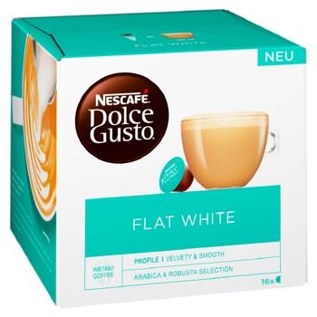 Кофе Nescafe Dolce Gusto Flat White в капсулах 16шт - купить, цены на BONUS - фото 1