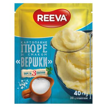 Piure de cartof Reeva cu gust de frisca 40g - cumpărați, prețuri pentru BONUS - foto 1