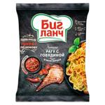 Fidea instant Big Lunch Ragu cu vita si ardei iute 75g