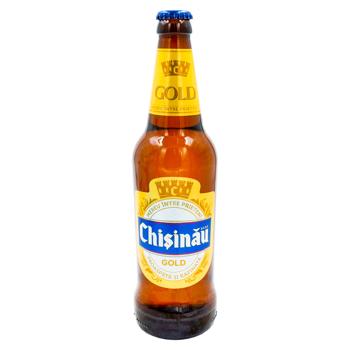 Bere Chisinau Gold 4.7% 500ml - cumpărați, prețuri pentru BONUS - foto 1