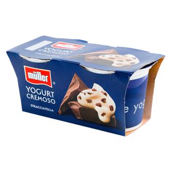 Йогурт Muller Pezzi Страчателла 125г*2шт - купить, цены на BONUS - фото 1