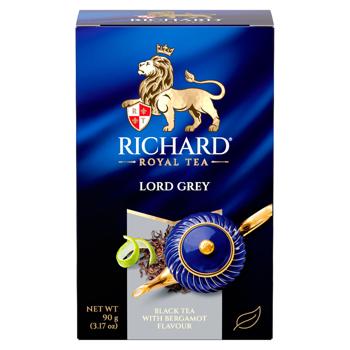 Чай черный Richard Lord Grey листовой 90г - купить, цены на BONUS - фото 1