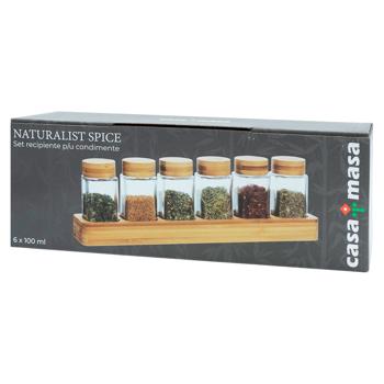 Set recipiente condimente Casa Masa 6x100ml - cumpărați, prețuri pentru BONUS - foto 1