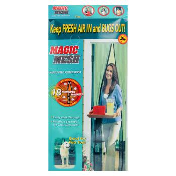 Plasa contra insectelor cu magnet 100*210cm - cumpărați, prețuri pentru BONUS - foto 1