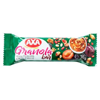 Baton de cereale Axa Alune/prune/unt arahide 30g - cumpărați, prețuri pentru BONUS - foto 1