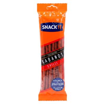 Колбаски Snack It Кабанос чилли 120г - купить, цены на BONUS - фото 1