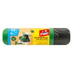 Saci de gunoi Fino Green Line cu siret 35l*15buc