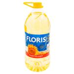 Масло подсолнечное Floris рафинированное дезодорированное 3л