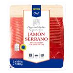 Jamon METRO Chef Serrano feliat 2*500g