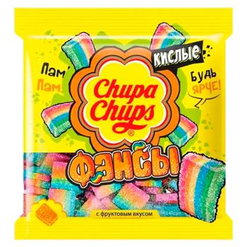 Конфеты жевательные Chupa Chups Мармелад Фансы 100г - купить, цены на BONUS - фото 1