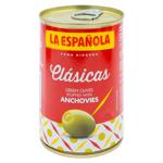 Оливки La Espanola Clasicas с анчоусами 300г