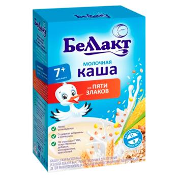 Каша Bellakt 5 Злаков молочная 250г - купить, цены на BONUS - фото 1