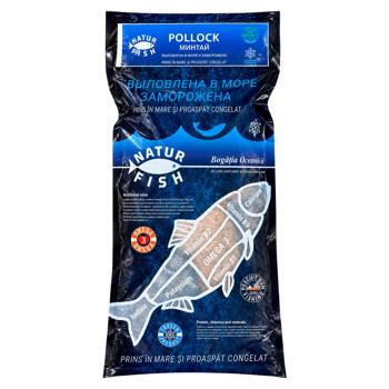 Минтай Natur Fish без головы потрошеный замороженный 1кг - купить, цены на METRO - фото 1
