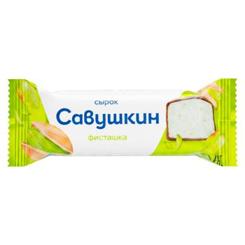 Сырок глазированный Савушкин фисташки 23% 40г - купить, цены на BONUS - фото 1