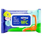 Hartie igienica umeda Naturelle Kids pentru copii 50buc
