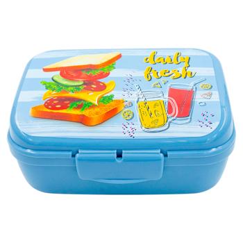 Lunch-box EH 1l 16*13*7cm Sandwich - купить, цены на BONUS - фото 3