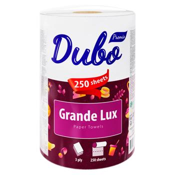 Полотенца бумажные Divo Premio Grande Lux 3 слоя 250л - купить, цены на BONUS - фото 1