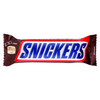 Baton de ciocolata Snickers 50g - cumpărați, prețuri pentru BONUS - foto 1