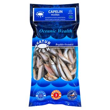 Мойва Natur Fish с головой непотрошеная замороженная 1кг - купить, цены на METRO - фото 1