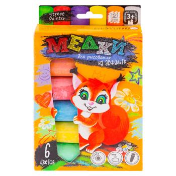 Creta Mega pentru desen pe asfalt 6buc - cumpărați, prețuri pentru BONUS - foto 1