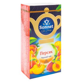 Чай черный Sonnet Персик в пакетиках 1,5г*20шт - купить, цены на BONUS - фото 3