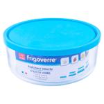 Caserola Bormioli Rocco Frigoverre din sticla rotunda cu capac 2.3l