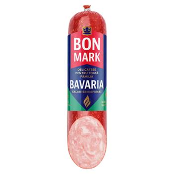 Колбаса Bonmark Бавария полукопченая - купить, цены на BONUS - фото 1