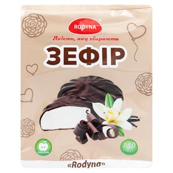Зефир Родина глазированный 180г - купить, цены на BONUS - фото 1