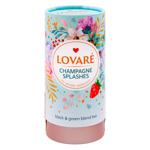 Ceai negru/verde Lovare Splashes of champagne 80g