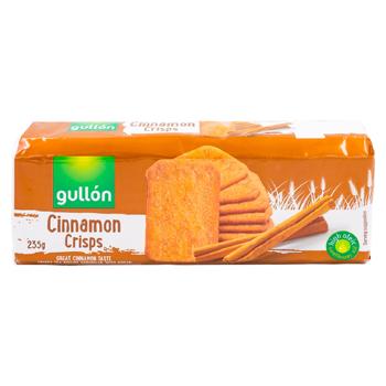 Печенье Gullon Cinnamon Crisps с корицей 235г - купить, цены на BONUS - фото 1