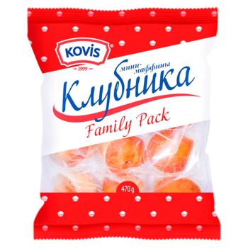 Маффин Kovis Мини Клубника 470г - купить, цены на BONUS - фото 1