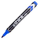 Marker permanent DELI Think 1.5mm albastru
