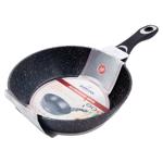 Tigaie wok Bohmann din marmura fara capac 24cm