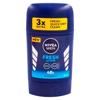 Deodorant stick Nivea Men Fresh Active 50ml - cumpărați, prețuri pentru BONUS - foto 1
