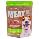 Hrană umedă Miratorg ragu miel pentru câini 80g