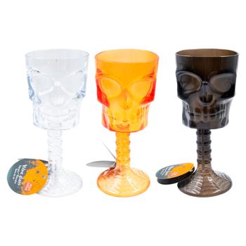 Бокал для вина на Хэллоуин пластиковый 550мл - купить, цены на BONUS - фото 1