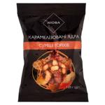 Смесь Rioba орехов карамелизированных 120г