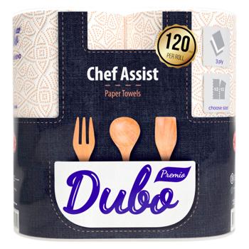 Prosoape de hârtie Divo Premio Chef Assist 3 straturi 120foi - cumpărați, prețuri pentru BONUS - foto 1