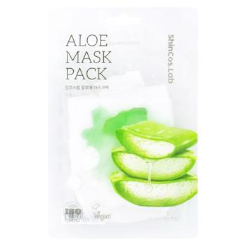 Маска тканевая Shincos.Lab Aloe 27мл - купить, цены на BONUS - фото 1