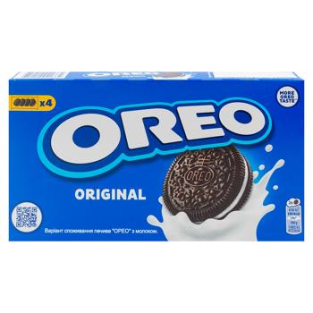 Biscuiti Oreo umpl. de cacao/crema vanila 176g - купить, цены на BONUS - фото 2