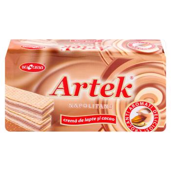 Napolitane Bucuria Artek cu lapte si cacao 160g - cumpărați, prețuri pentru BONUS - foto 1