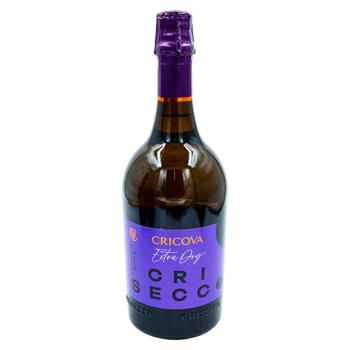 Vin spumant Сricova Crisecco Extra Dry alb sec 12.5% 750ml - cumpărați, prețuri pentru BONUS - foto 1