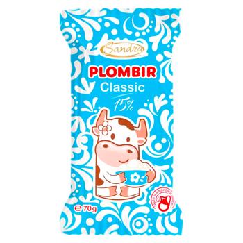 Мороженое Sandra Классическое 15% 70г - купить, цены на BONUS - фото 1